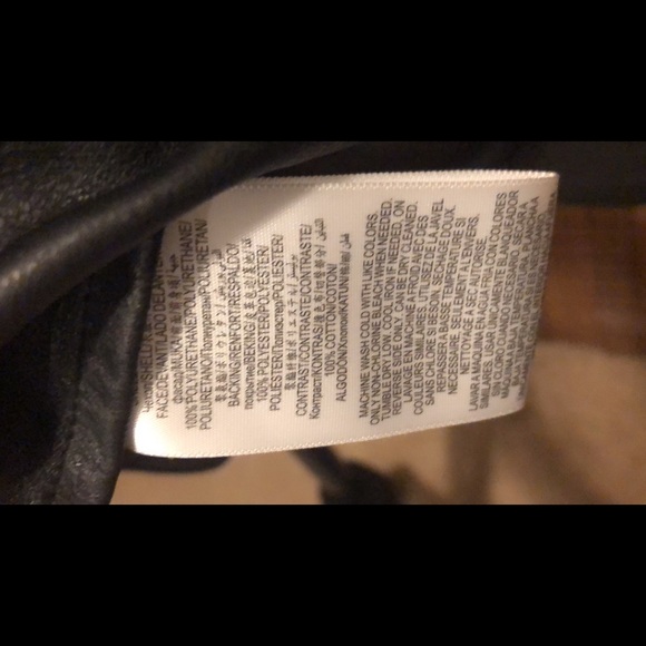 💥BCBGMAXAZRIA EMILE BLACK FAUX LEATHER DRESS - Picture 7 of 8